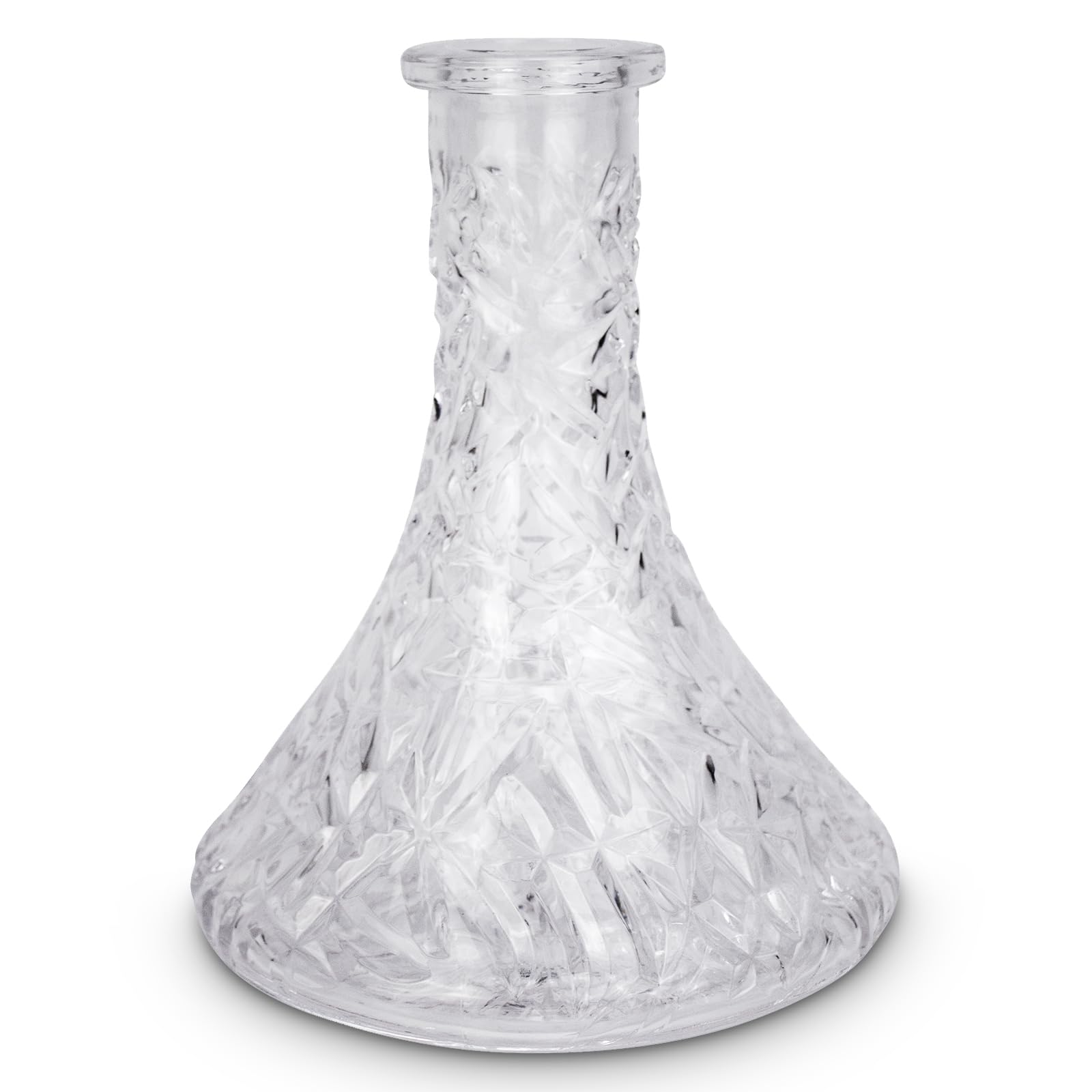 Hookah Glass Base Surface With Rhombus Pattern Suitable For Alpha Modle X Simple M And Most Hookah Stem