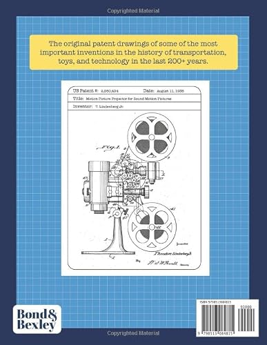 The Big Coloring Book Of Famous Patents: Coloring Pages For Future Or Retired Engineers And Inventors | An Activity Book For Adults, Teens And Kids ... (Patent And Blueprint Coloring Books) #TOP1