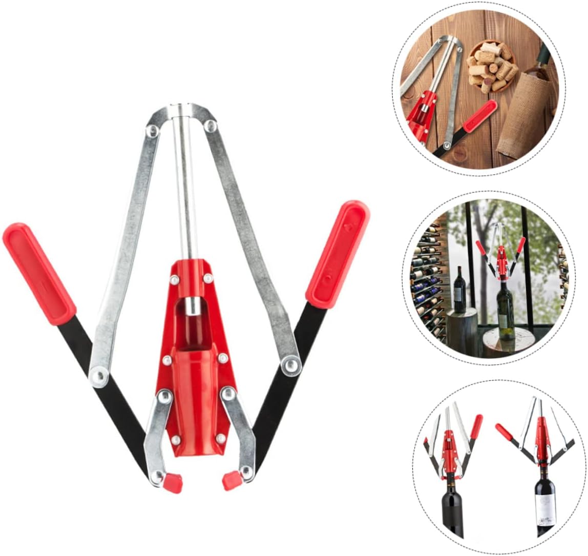 Brew Cork Handheld Corker Double Lever Sturdy Wine Bottle Opener for Homebrewing