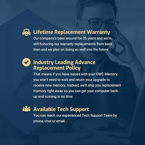 Miniatura 5 de OWC 8GB DDR3L 1600MHz PC3L-12800 CL 11 1.35V 240pin Desktop ECC DIMM Memoria RAM compatible con Supermicro Motherboard A1SA7-2750F A1SAM-2550F