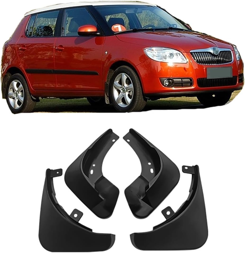 PLAKDFUU Car Mud Flaps for Fabia MK2 5J 2007-2011, Styling Body Accessories Splash Guards Fender (Set of 4)