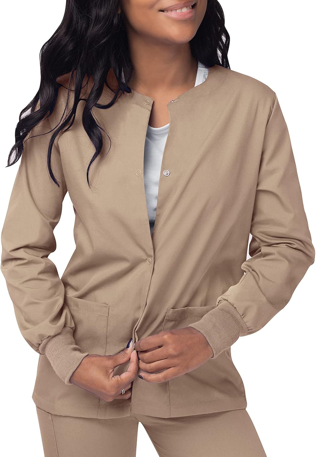 Flаѕh Dеаlѕ - 40% оƒƒ SIVVAN Scrubs for Women - Front Snap Warm - Up Jacket