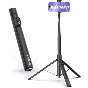 KraftGeek Automatic Tripod for iPhone 66 Phone Tripod Selfie Stick for Cell Phone Tripod Stand with Remote for