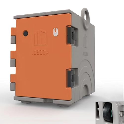 ICECON Contenedor aislado de carga frontal, caja caliente de 95 cuartos de galón para catering, calentador de alimentos para 6 sartenes de tamaño