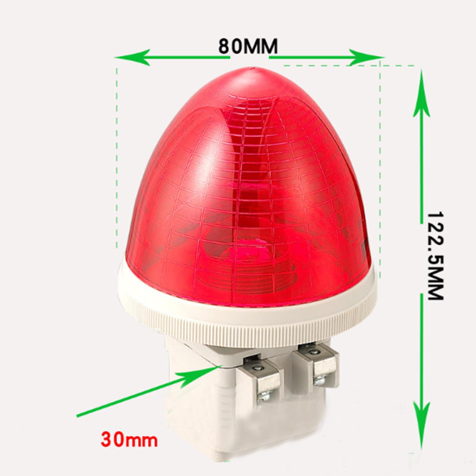 Unifizz Lampka ostrzegawcza Mini TB-30 uniwersalna lampa stroboskopowa LED czerwona awaryjna migająca lampa ostrzegawcza fabryki transport maszyny przemysł lampa alarmowa DC24V