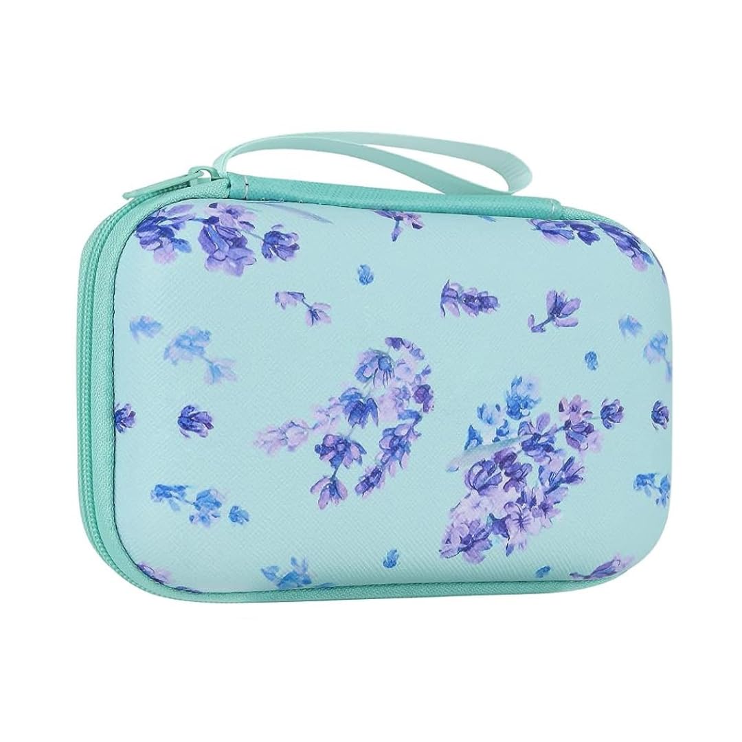 LP Small Hard Shell Carrying Case for My Passport Essential External Hard Drive 1 Pack, Purple-image-12