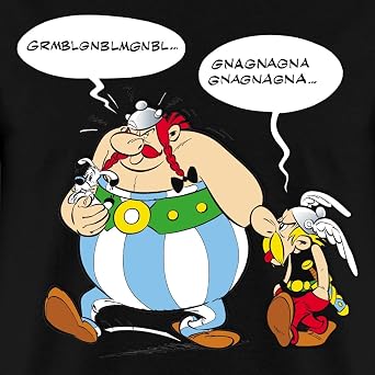 Spreadshirt Asterix & Obelix Speach Bubbles Men's T-Shirt