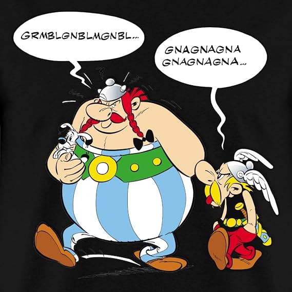 Spreadshirt Asterix & Obelix Speach Bubbles Men's T-Shirt