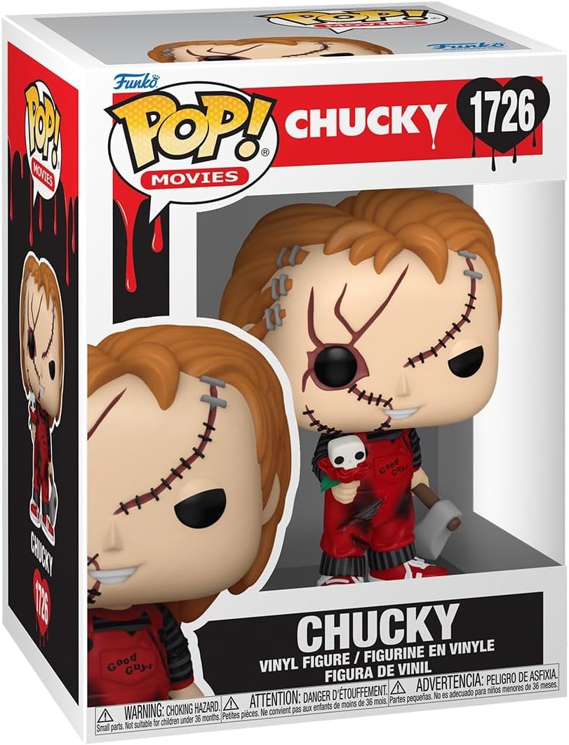 POP Movies: Valentines - Chucky - Collectable Vinyl Figure - Gift Idea - Official Merchandise - for Kids & Adults - Horror Fans - Model Figure for Collectors and Display