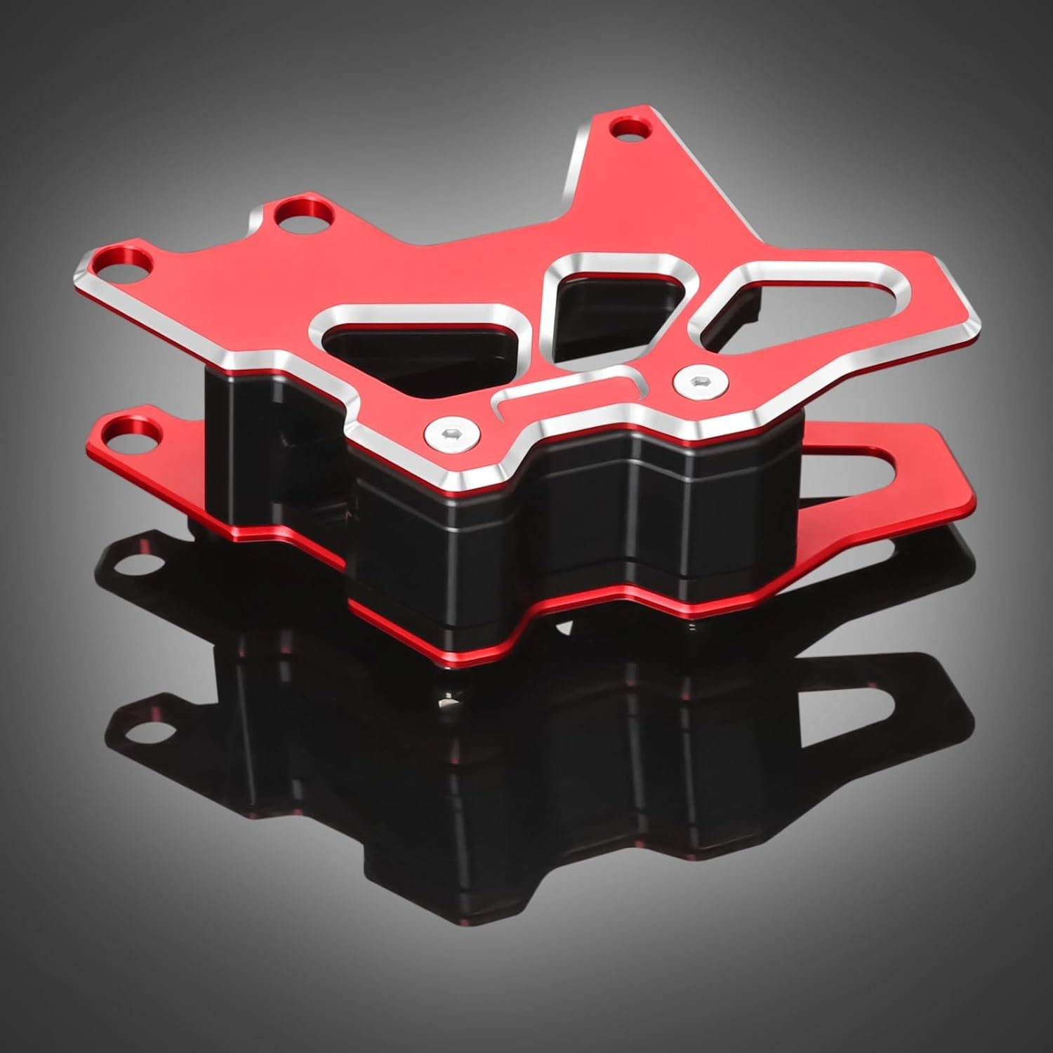 DRZ400S/E/SM Rear Chain Guide Saver Protecter Compatible with DRZ 400S DRZ 400E 2020-2024 DRZ400SM 2005-2024 RMZ250/450 Motorcycle Sprocket Guard Chain Protector (Red)