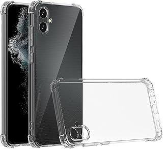 جراب شفاف لهاتف سامسونج جالاكسي A05 من زوبيتك مصنوع السيليكون المرن الناعم والبولي يوريثين الحراري غطاء خلفي مطاطي مضاد للصدمات متوافق مع A05 ممتص