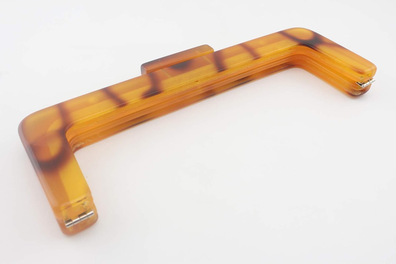 3dancraftit Acrylic Resin Rectangle Screw in Bag Clutch Purse Frame for Purse Bag Making 8 11/16" x 3" / 22cm x 7.5cm M56H
