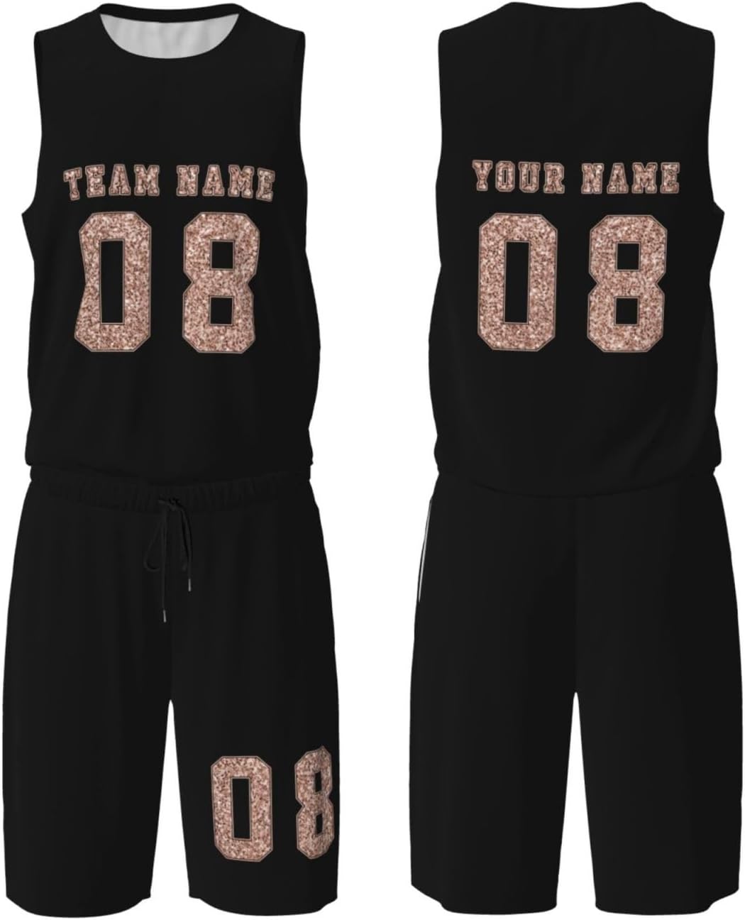 Personalised Basketball Jerseys Set for Kid Adult Custom Basketball Jersey with Name/Number