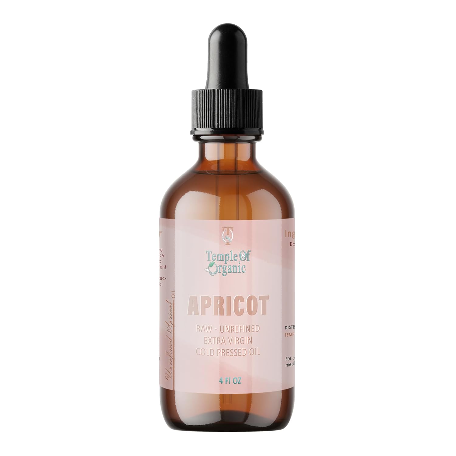 Apricot Kernel Oil 4 oz Pure Extra Virgin Cold Pressed Unrefined Natural For Face Lips Hair Body Moisturizer