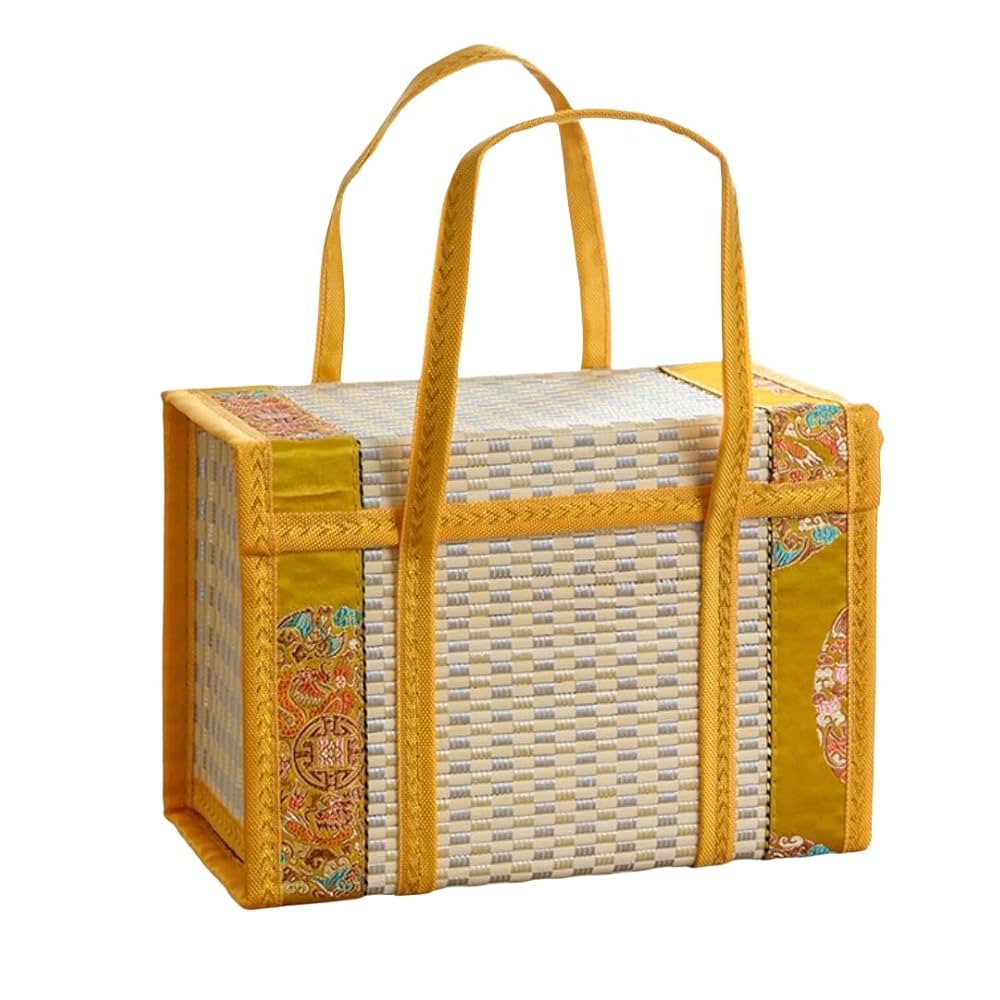 Amazon｜竹篭 竹かご 収納ケース 手提げ 収納バスケット 編み