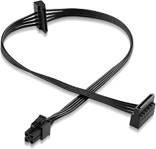 ATX 4PIN To Dual SATA Power Extension Cable