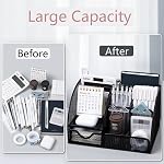 Gonice Mesh Desk Organizer, Pen Holder for Office Supplies and Desk Accessories, Desktop Organizer for Home,Office and School, Black