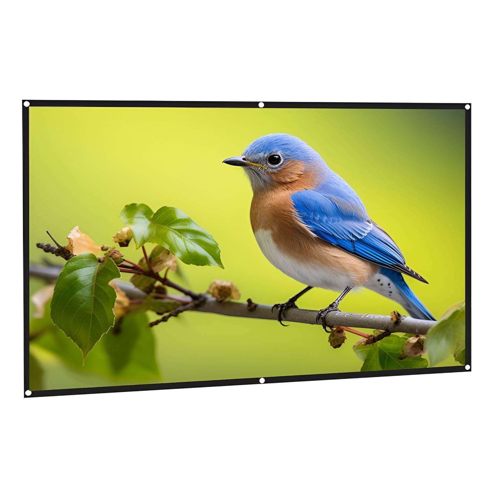 Schermo per Proiettore Portatile Pieghevole Telo Proiettore Posteriore 4k 16:9 HD da 200 Pollici Lavabile per Cinema All'aperto e Film in Giardino(200 Inch 16:9)