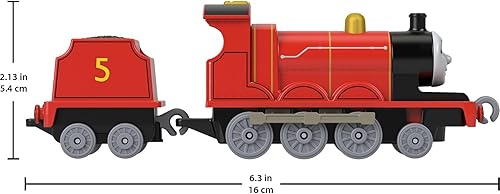 Miniatura 3 de Thomas & Friends Fisher-Price - Trenes de juguete de Fisher-Price, 2 grandes motores fundidos a presión y 3 trenes motorizados con personajes