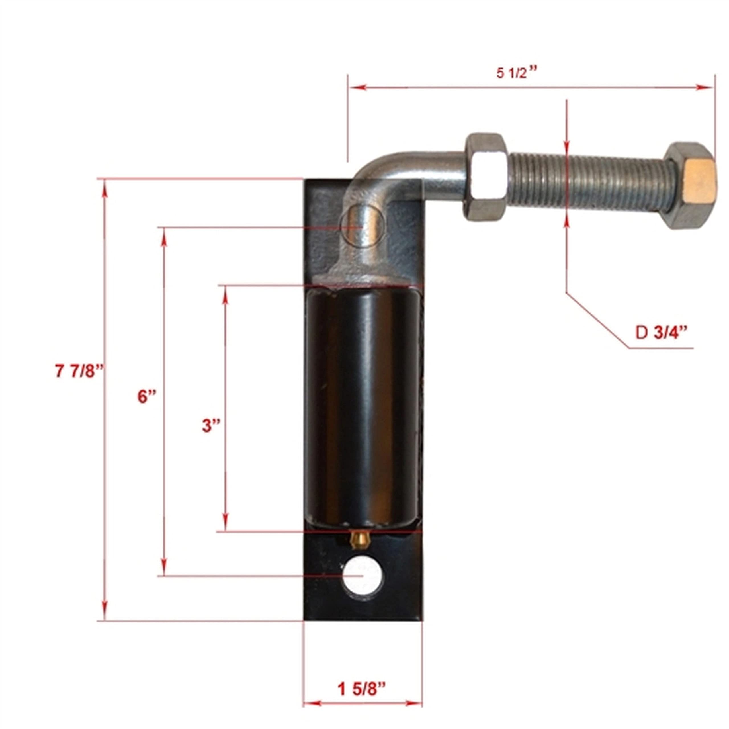 ALEKO Driveway Gate Hinge J-Bolt for Heavy-Duty Drive way