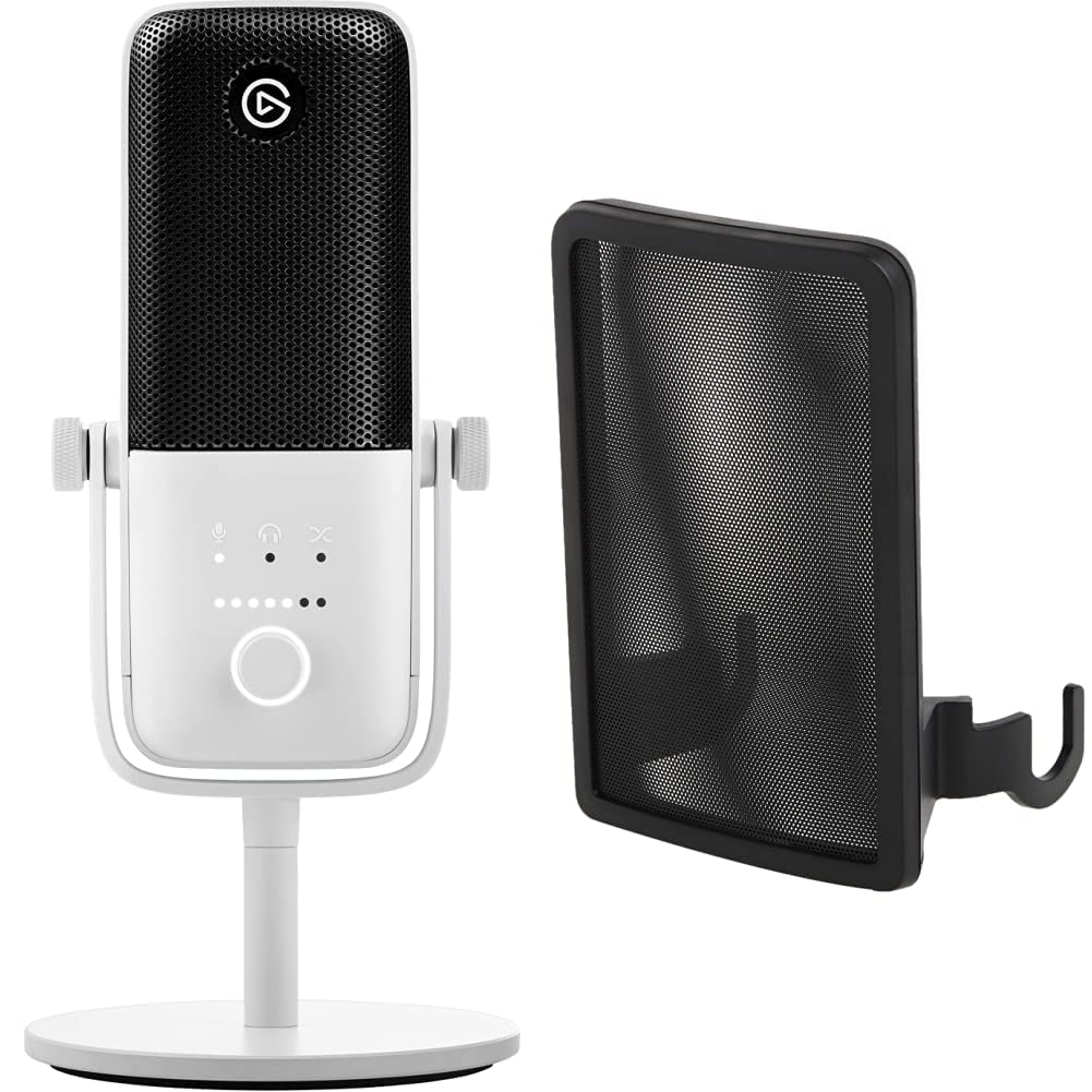 Elgato Wave:3 White - Premium Studio Quality USB Condenser Mic