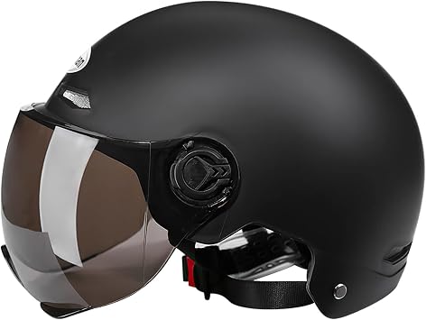 Amazon Co Jp バイクヘルメット ハーフヘルメット 半帽ヘルメット かっこいい 超軽量 おしゃれ 四季 男女兼用 耐衝撃性 バイク 半キャップ バイク半帽 ビンテージ 耐久性 L 58 62 Cm 車 バイク