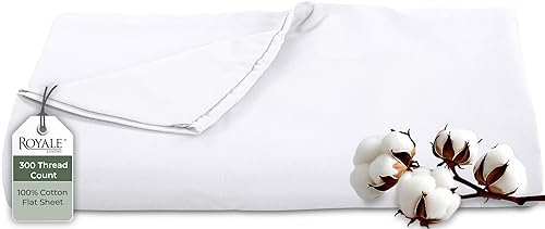 Royale Linens 300 Thread Count 100% Long Staple Combed Cotton