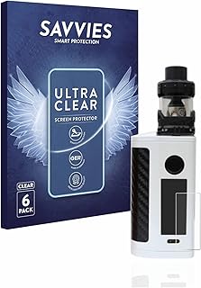 Savvies Screen Protector compatible with Asmodus Minkin V3S Protection Film Clear 6-Pack