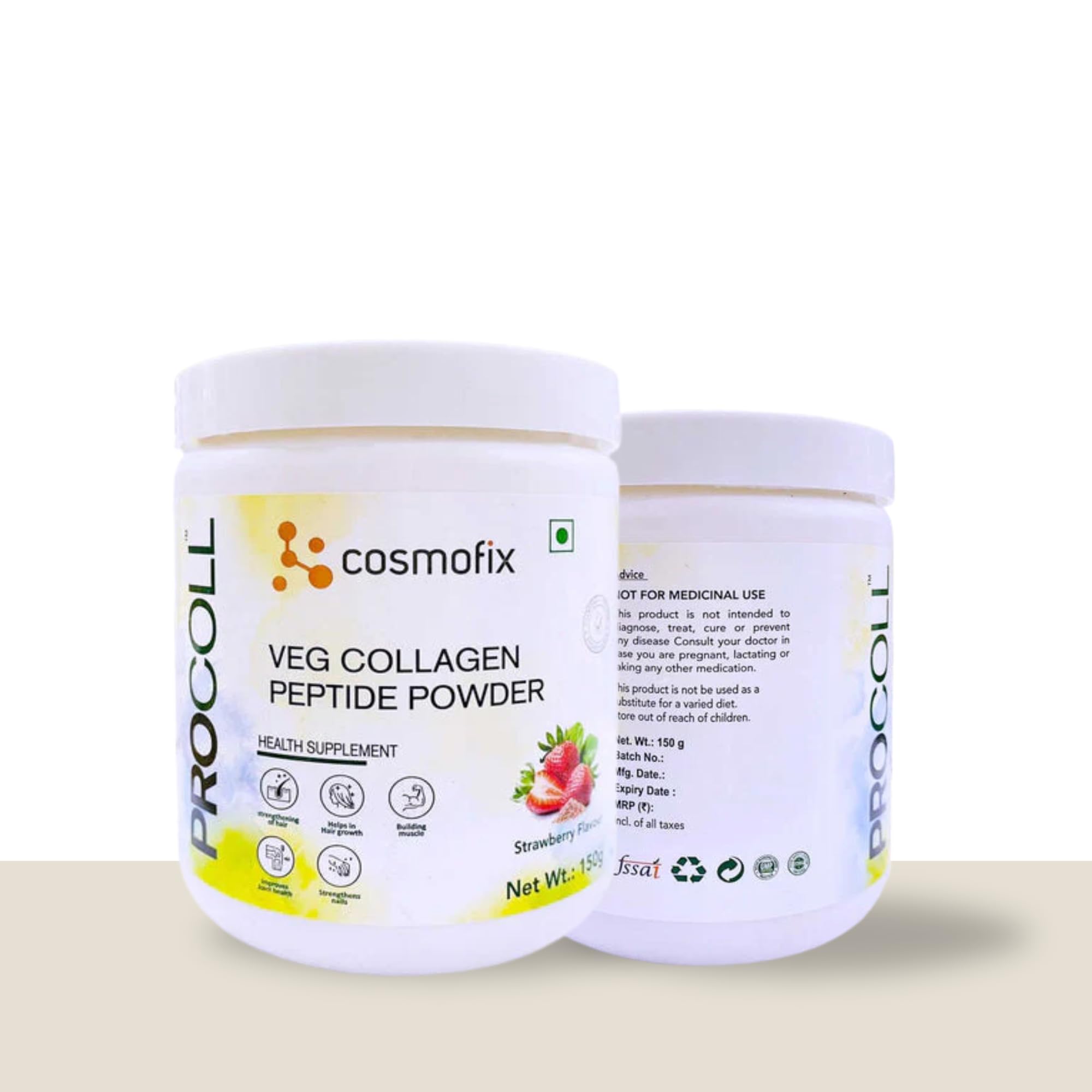 See full amazon price history chart for Cosmofix Veg Collagen Peptide Powder, Strawberry Flavour, 150 GM Cosmofix Veg Collagen Peptide Powder, Strawberry Flavour, 150 GM (B0DG58ZRBY) Amazon Price History, Amazon Price Tracker