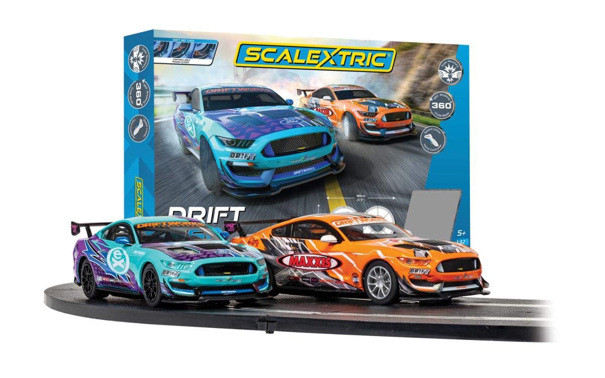 Amazon | Scalextric レーシングトラックセット 子供用 - ドリフト360