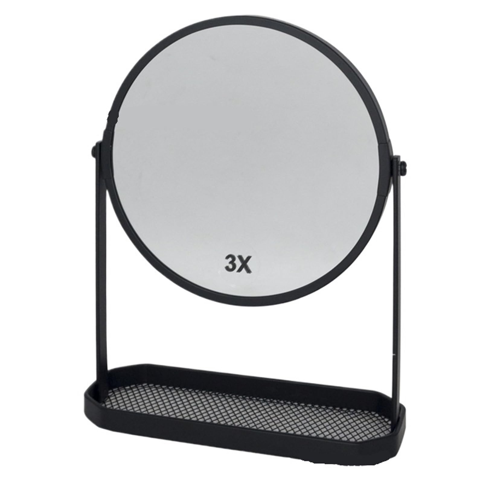 FPJQOBJC Desktop High-definition Rotating Vanity Mirror With Base