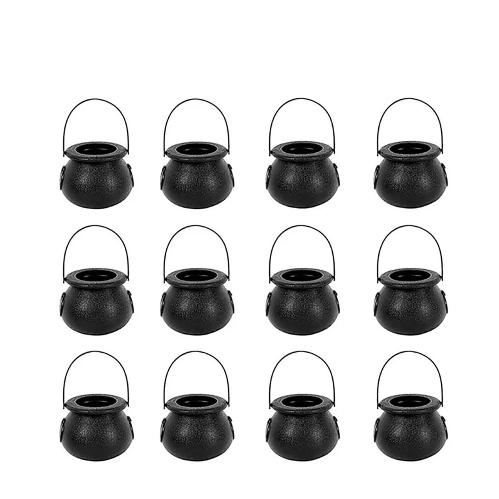 SZAJDSNMURB Halloween Pumpkin Candy Bucket Plastic Cauldron Kettle
