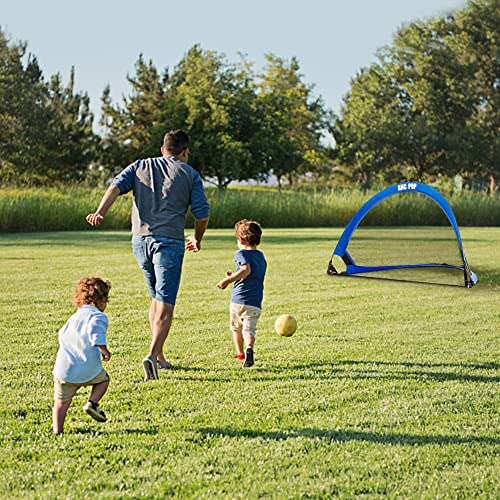 Portable Pop Up Soccer Goal Net Set For Kids Or Adults Trainning And Backyard Playing With Carrying Case, Training Cones And Target #TOP6