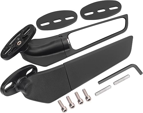 Espejos retrovisores modificados para motocicleta, espejos laterales giratorios ajustables para Honda CBR125R CBR250R CBR300R CBR500R CBR600F4