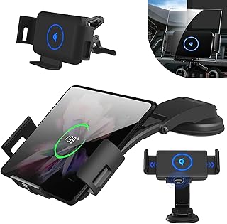 Sponsored You’re seeing this ad based on the product’s relevance to your search query.Learn more about this advertisement NEWZEROL Wireless Car Charger Holder Compatible with Galaxy Z Fold 6/5/4/3/2, Air Vents and Dashboard [15W Qi Fast Charge] [Strong Suction & Anti-Shake] for 4.5-8.0 Inch Mobile Phones
