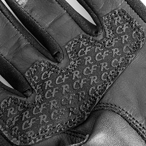 Carbon Fiber Racing - Mens Womens Motorcycle Motorbike Powersports Off-Road Motocross Racing Street Bike Cruising Tactical Paintball Airsoft Hard Knuckle Leather Gloves - Cfrrb2211-M #TOP4