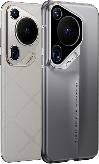 COQUE Case Pura 70 Ultra Protective Cover, Blade Slim Phone Shell,Anti Drop,360 Full Coverage,Wireless Charging Compatible Case for Huawei Pura 70 Ultra-Gray