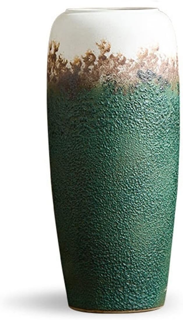 Vase en céramique moderne vert mat pour sublimer les salons ternes