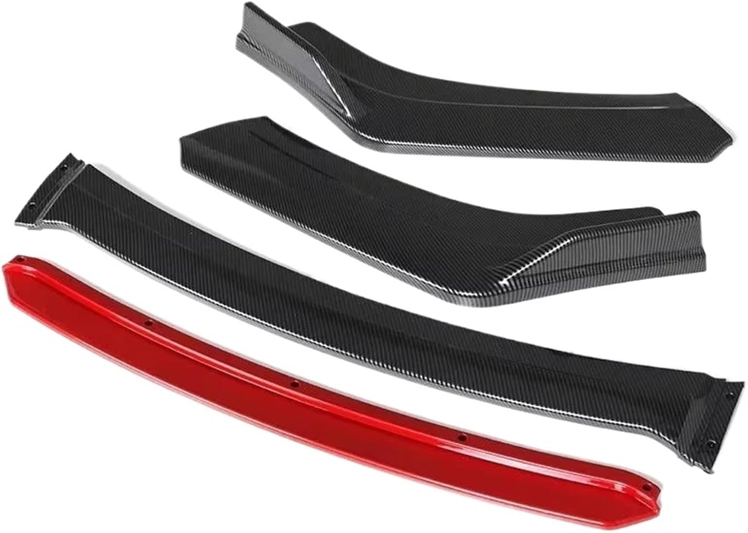 for Mini for Cooper R55 R56 F55 F56 Front Bumper Spoiler Lip Split Splitter Protective Cover 3 Piece Bumper Car Body Kit