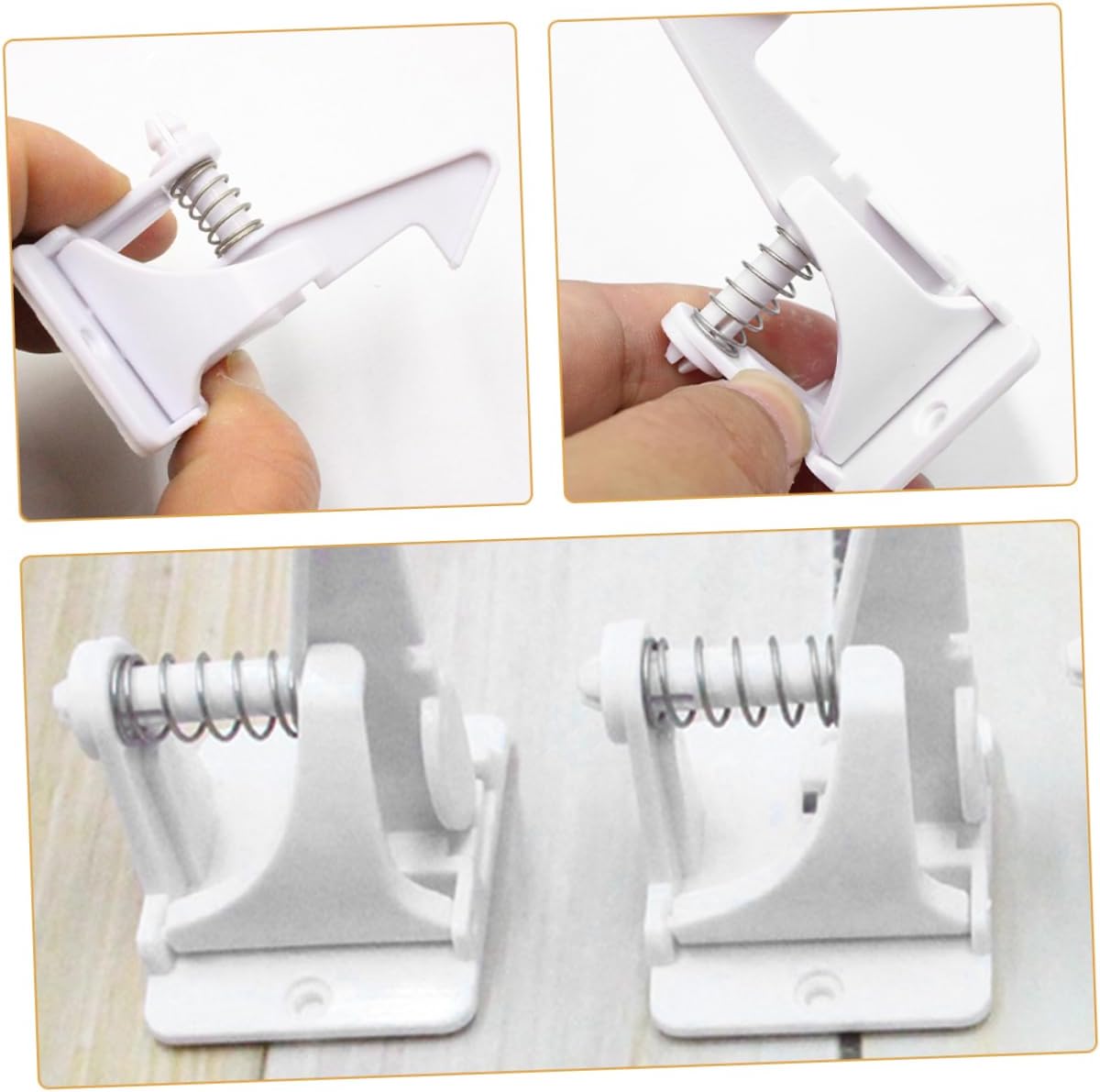 16pcs Cabinet Childproof Locks Boys and Girls Safety Locks for Drawers Cabinets Easy Installation Window Door