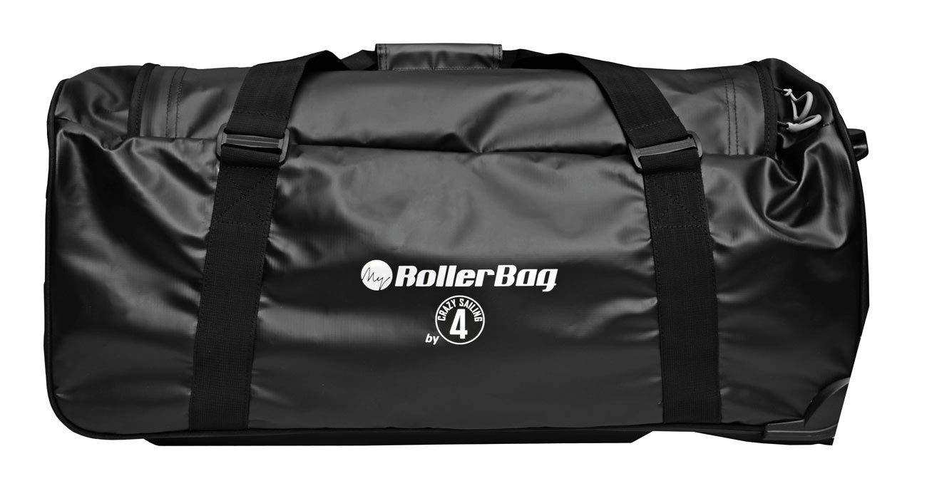 crazy4sailing Rolltasche PVC schwarz Segeltasche, Größe:75 Liter