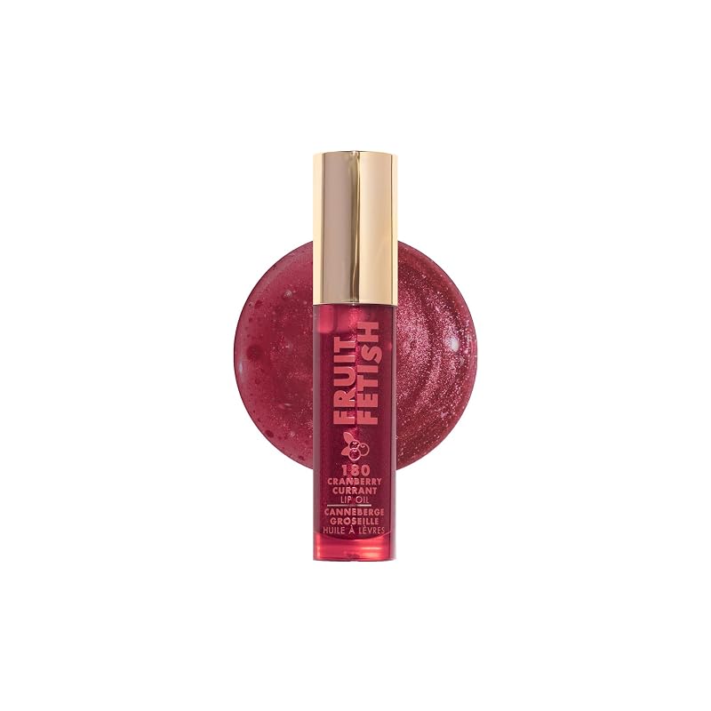 Óleo labial com cor Milani Fruit Fetish Cranberry Currant