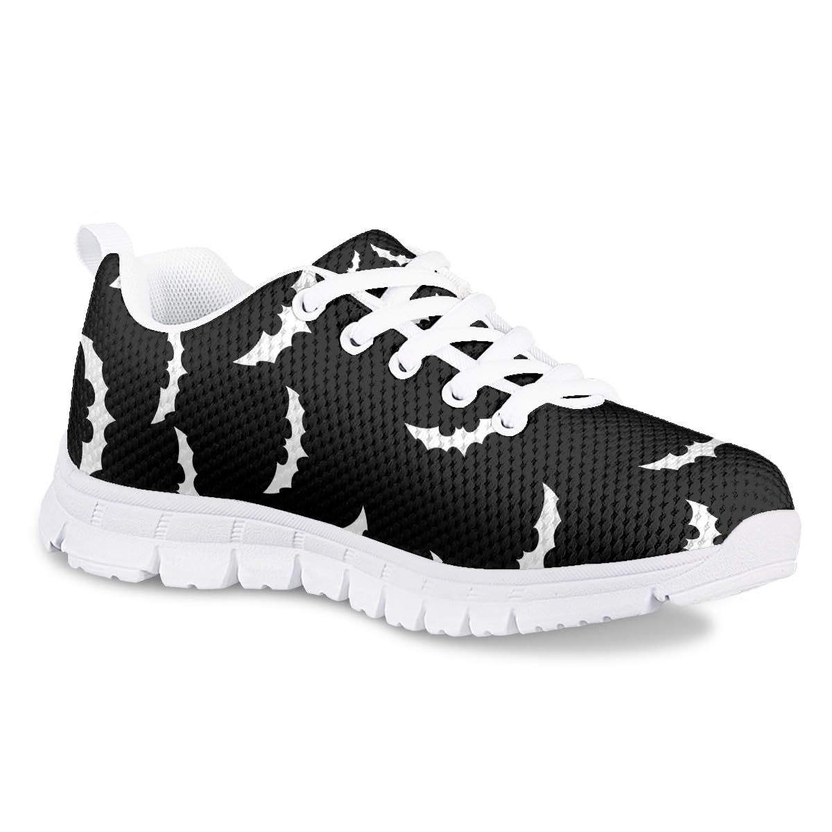 Bats Halloween Kids Sneakers for Boys Girls; Children's Running Shoes Breathable Lightweight Mesh Sport Sneakers