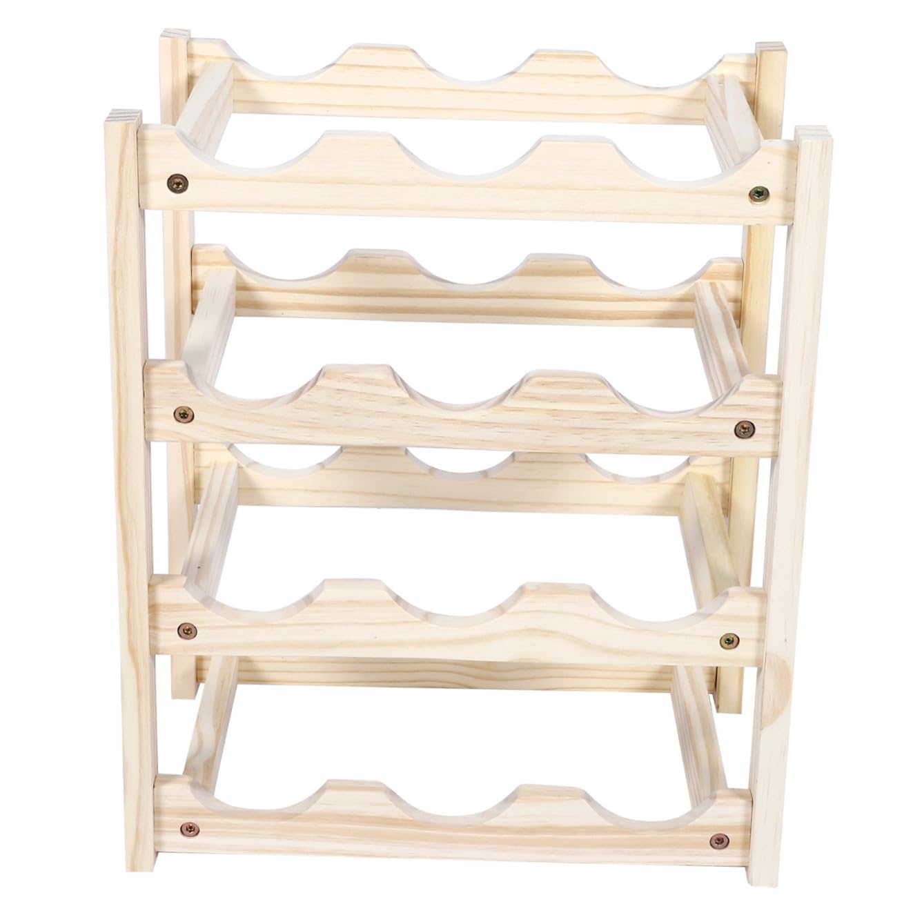 Casier à bouteilles de vin bois SOIMISS étagère de rangement et support décoratif pour maison