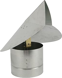 FAMCO Wind Directional Chimney Cap (Galvanized Steel, 6 Inch)