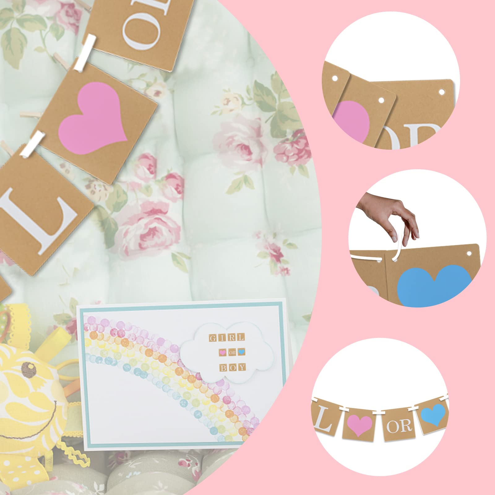 „It Is A Boy“ Banner – Wimpelkette Für Babyparty, Taufe, Geburtstag, Deko In Blau