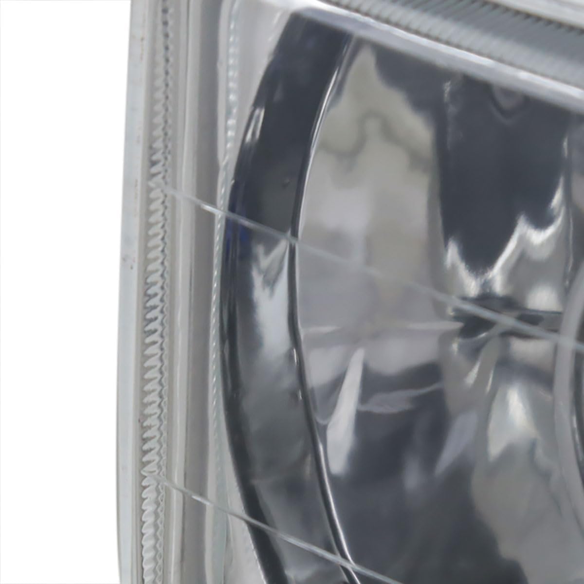 Ronnin - Fits All Vehicles with 4" X 6" Sealed Beam Projector Headlights H4651 H4652 H4656 H4666 H6545 Pair | Chrome