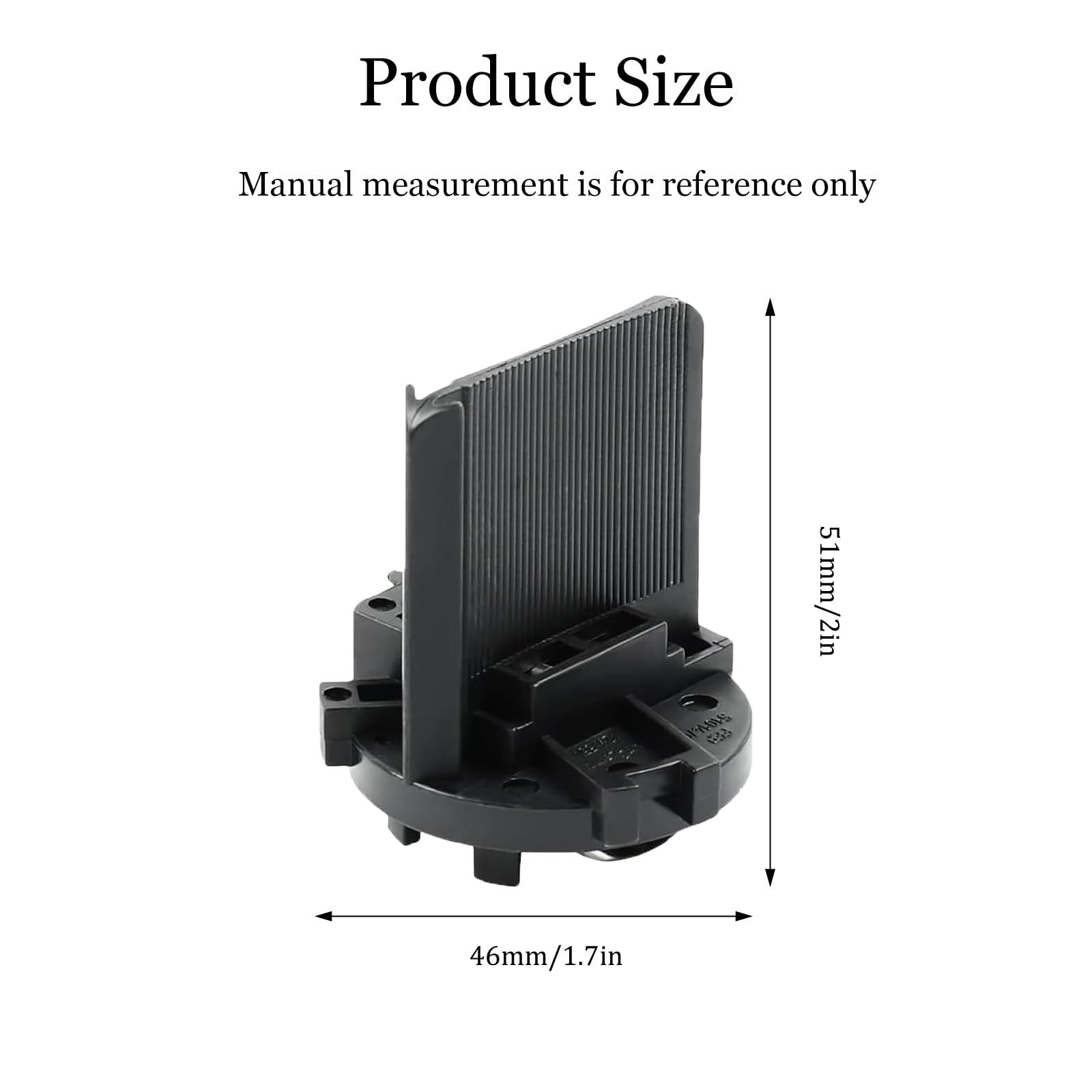 Supporti per Lampade Alogene, Fleymu 2 Pezzi Fari H7 di Ricambio 5K0941109 per Golf 6, Golf 7, MK6, MK7, Anabbaglianti Supporto Faro Compatibili con Tiguan, Touran, Sharan e Scirocco (Color : Black)