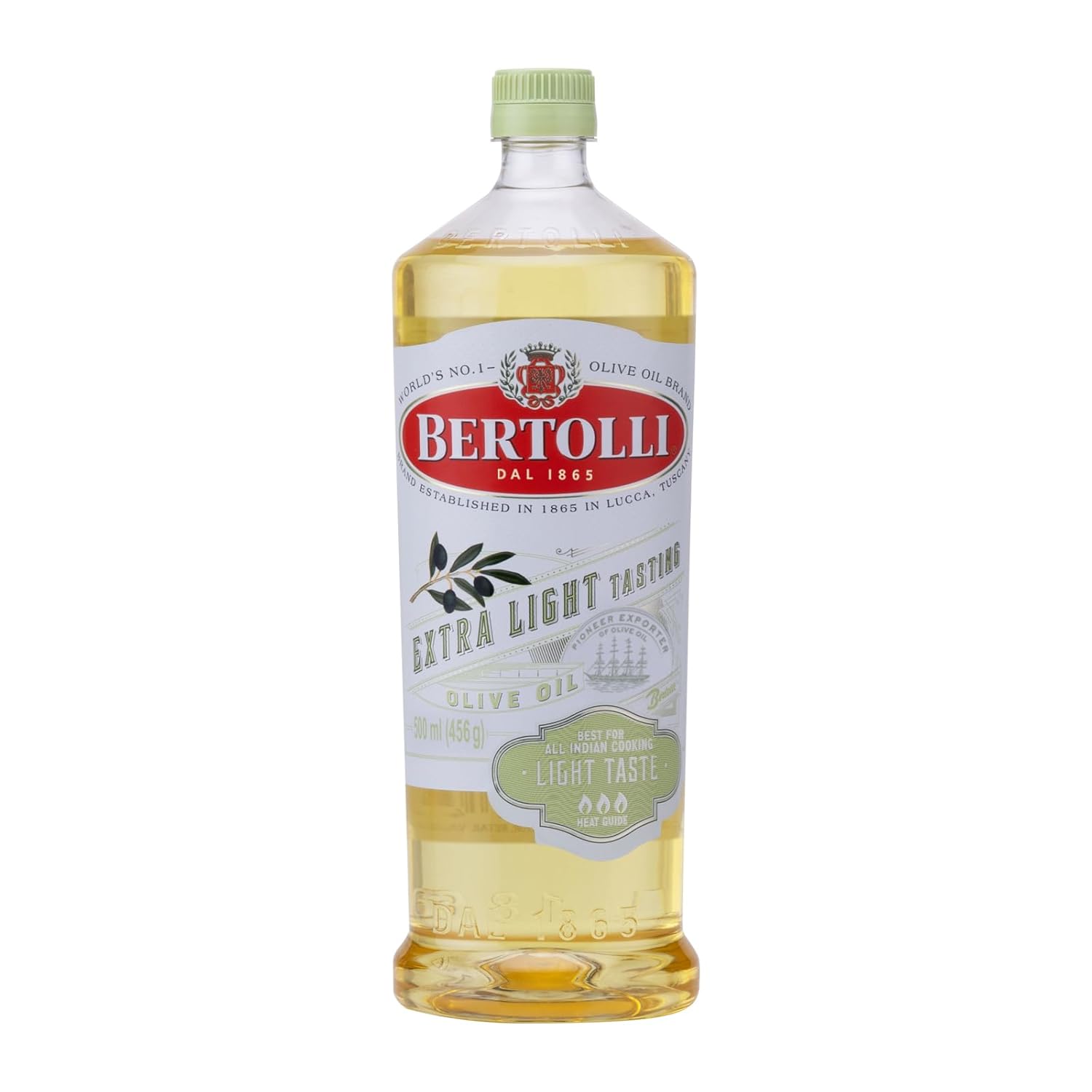 Bertolli Extra Light Tasting Olive Oil, 500ml – Premium Quality Healthy Cooking Oil