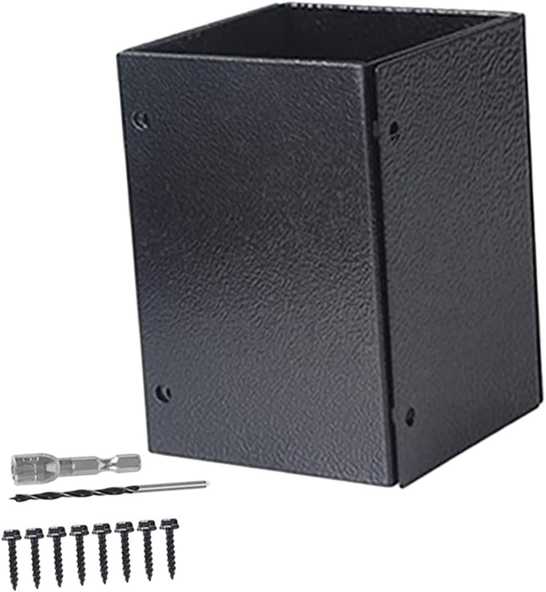 POPETPOP 1Set Mailbox Post Protector Heavy Duty Railing Post Base Shield for Mailbox Deck and Fence Installation Durable Easy to Install